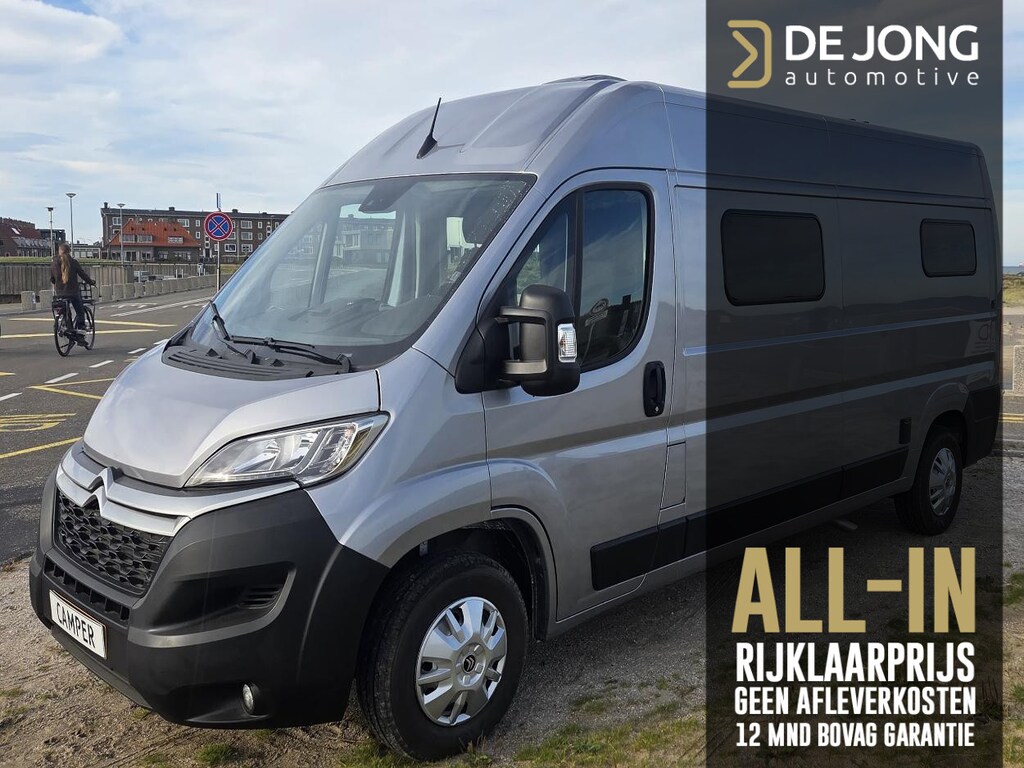 Citroën Jumper Buscamper 33 2.2BlueHDI 140pk Buscamper met volledig nieuwe inrichting. Zeer complete camper met oa zonnepanelen, complete keuken en volledige 12 maanden BOVAG garantie