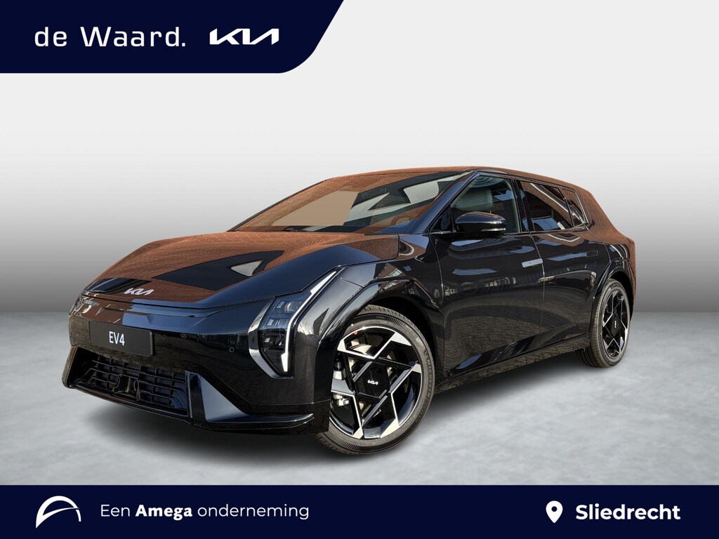 Kia EV4 GT-Line Business Edition 81.4 kWh | €3.840 VOORRAAD VOORDEEL | GT-LINE VEGAN LEDEREN STOELBEKLEDING | STOEL- EN STUURVERWARMING | ELEKTRISCH VERSTELBARE VOORSTOELEN | ACHTERUITRIJCAMERA | AMBIENT LIGHTING ADVANCED |