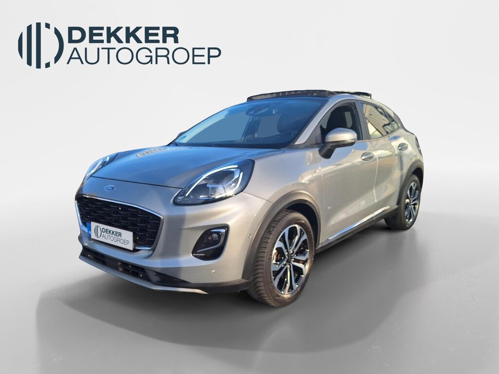 Ford Puma 1.0 EcoBoost Hybrid 125 pk Titanium Navigatie Apple Carplay/Android Auto - Achteruitrijcamera - Panoramadak - 17inch LM velgen