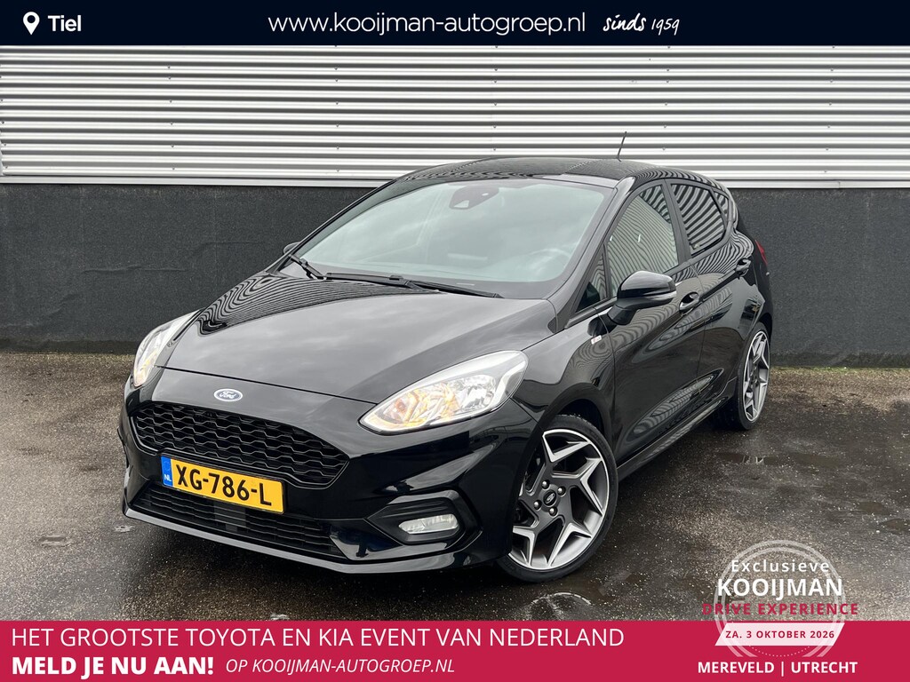 Ford Fiesta 1.0 EcoBoost Titanium ST-Line Navigatie, LMV, Privacy glass, Cruise control, Smart Key, Climate control, Parkeersensoren, Historie + boekjes