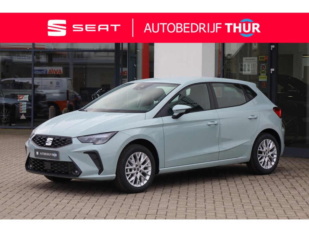 SEAT Ibiza 1.0 EcoTSI Style Plus 95PK / 70kW, Apple Carplay & Android Auto, adaptive cruise control (ACC), draadloos telefoon laden, full LED koplampen, grootlichtassistent, volledig digitaal instrumentenpaneel, parkeersensoren achter, 16'' LMV 'Design'