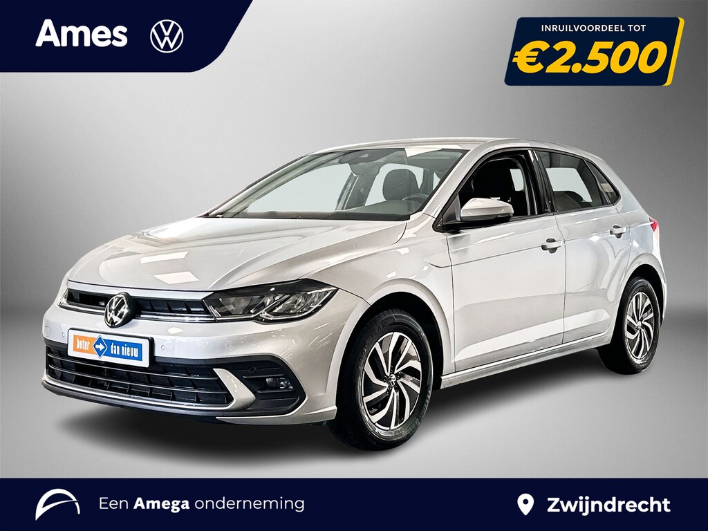 Volkswagen Polo 1.0 95pk TSI Life Edition Regensensor | Parkeersensoren voor en achter | Noodremassistent 'Front Assist