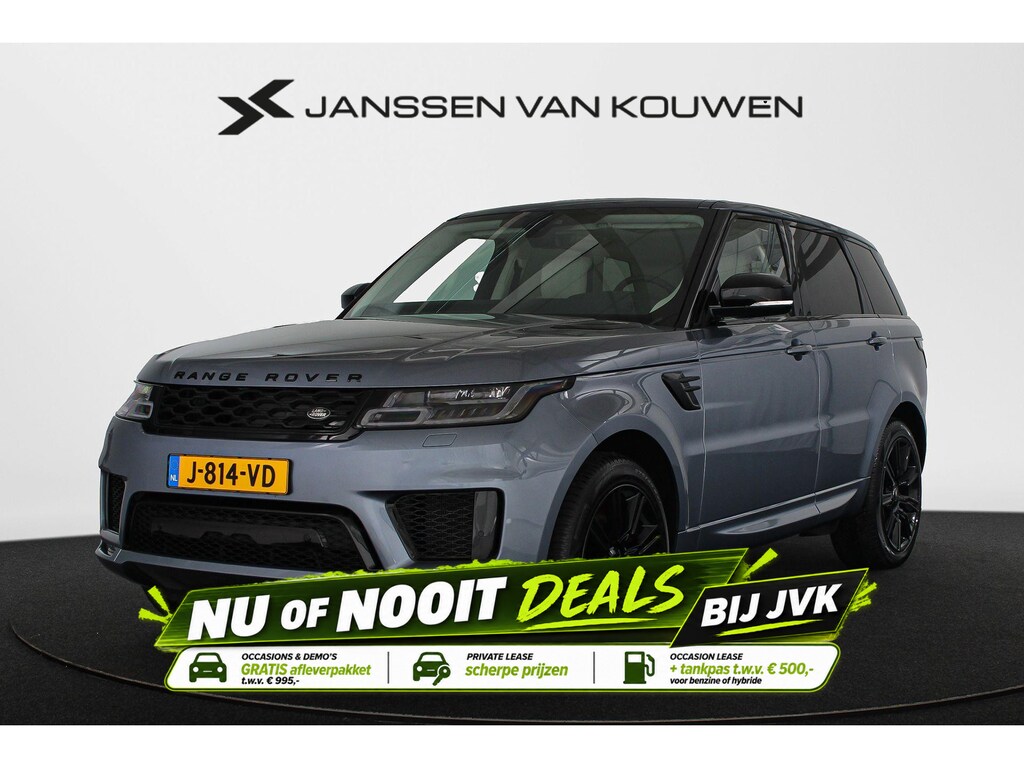 Land Rover Range Rover Sport P400e HSE Dynamic Stealth Pano Trekhaak Stoel-Stuurverwarming Luchtvering 21" Velgen