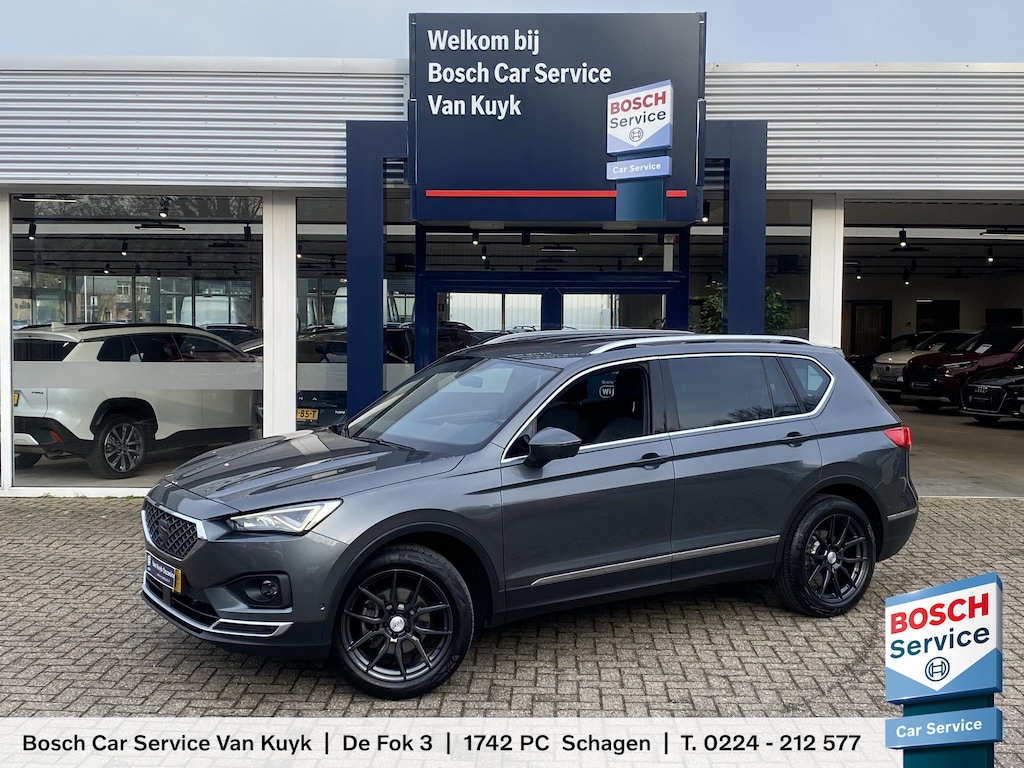SEAT Tarraco 1.5 TSI Xcellence / NL-Auto / Elektr.-Stoelen met Geheugen / Stoelverwarming V+A / Apple-Carplay & Android-Auto / Adaptieve Cruise-Control / Climate-Control / Elektr.-Trekhaak / Elektr.-Achterklep / Keyless / Draadloze-Telefoonlader / DAB Radio-Bluetooth / Navi / LED / PDC V+A met Camera / 19'' LMV / ENZ.