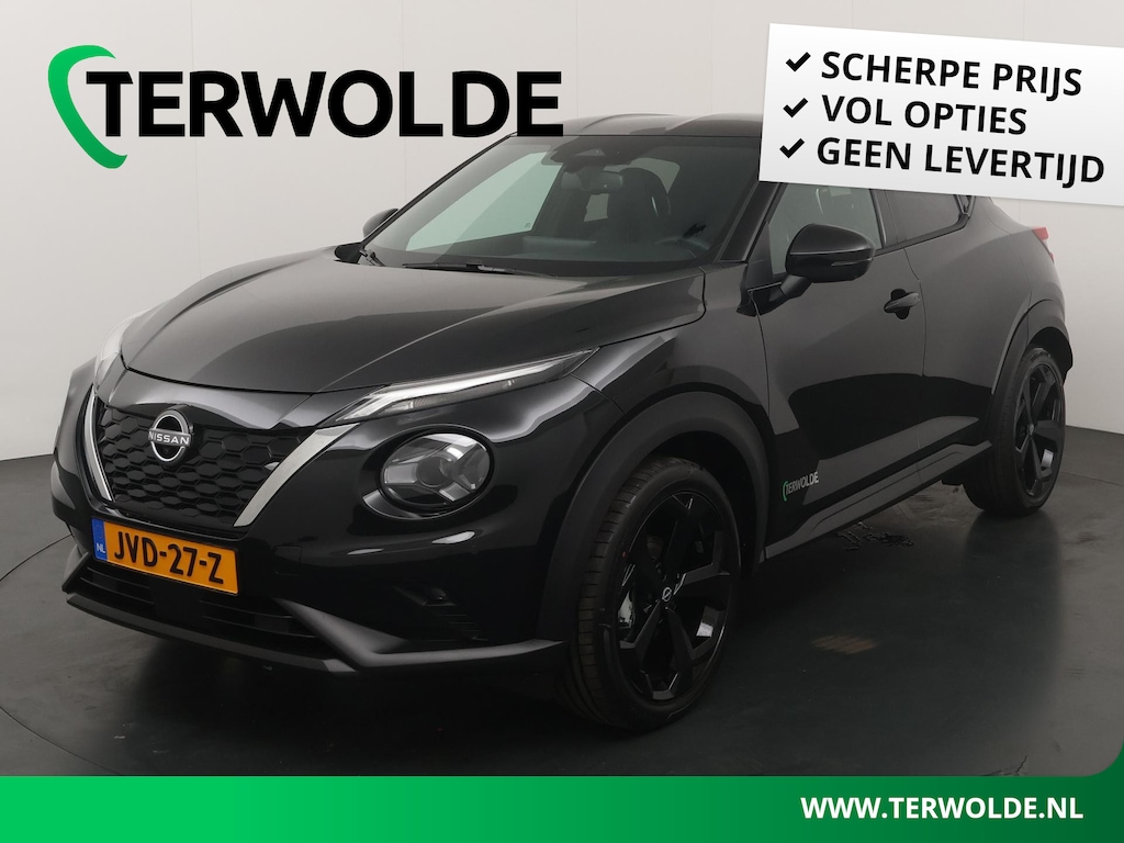 Nissan Juke 1.6 Hybrid Tekna | Lederen Bekl. | BOSE Audio | Stoel-, Stuur- & Voorruitverw. |