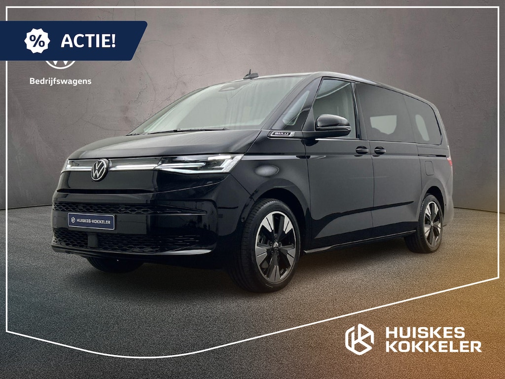 Volkswagen Multivan 1.5 TSI 245pk DSG eHybrid L2 Bulli Edition 4Motion | INCL. BTW/BPM ! | €2.500,= INRUILPREMIE BESCHIKBAAR | elec. schuifdeuren / achterklep | TravelAssist| 19"| 7-zits |  Verwarmbare voorruit | Stoel + stuurverwarming | Trekhaak | Netto-ACTIEprijs; RIJKLAAR INCL. BTW/BPM, (bij koop of lease via HK) |