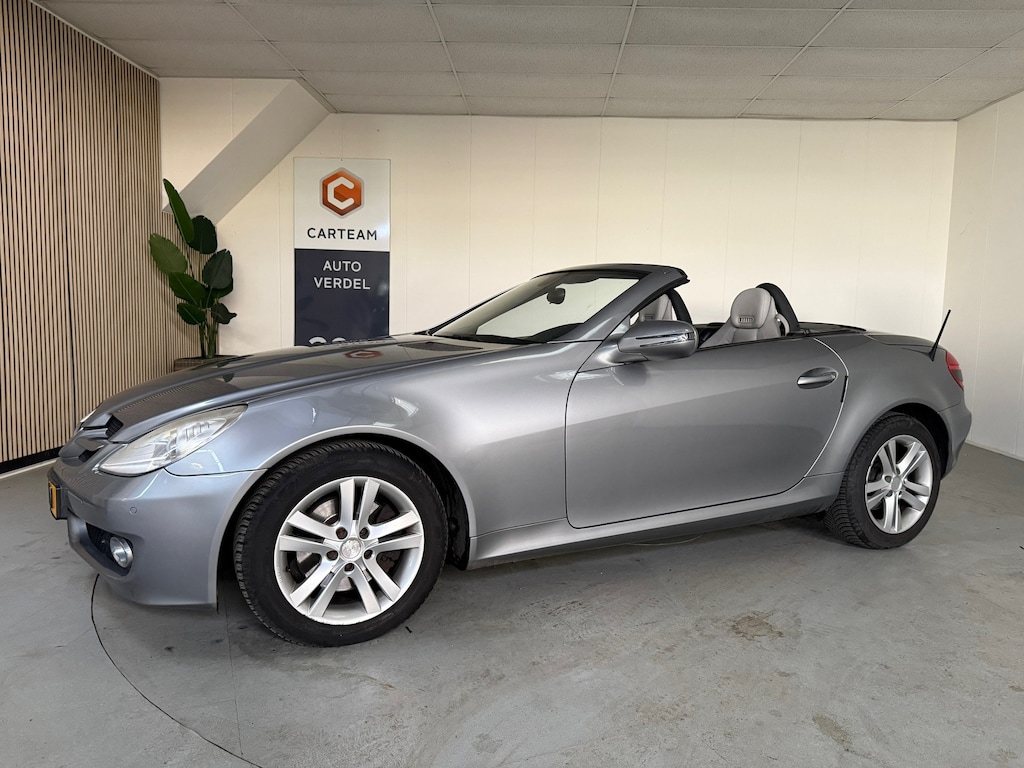 Mercedes-Benz SLK 200 K. Airco, Carplay/navigatie, Ledere bekleding, Automaat, LMV