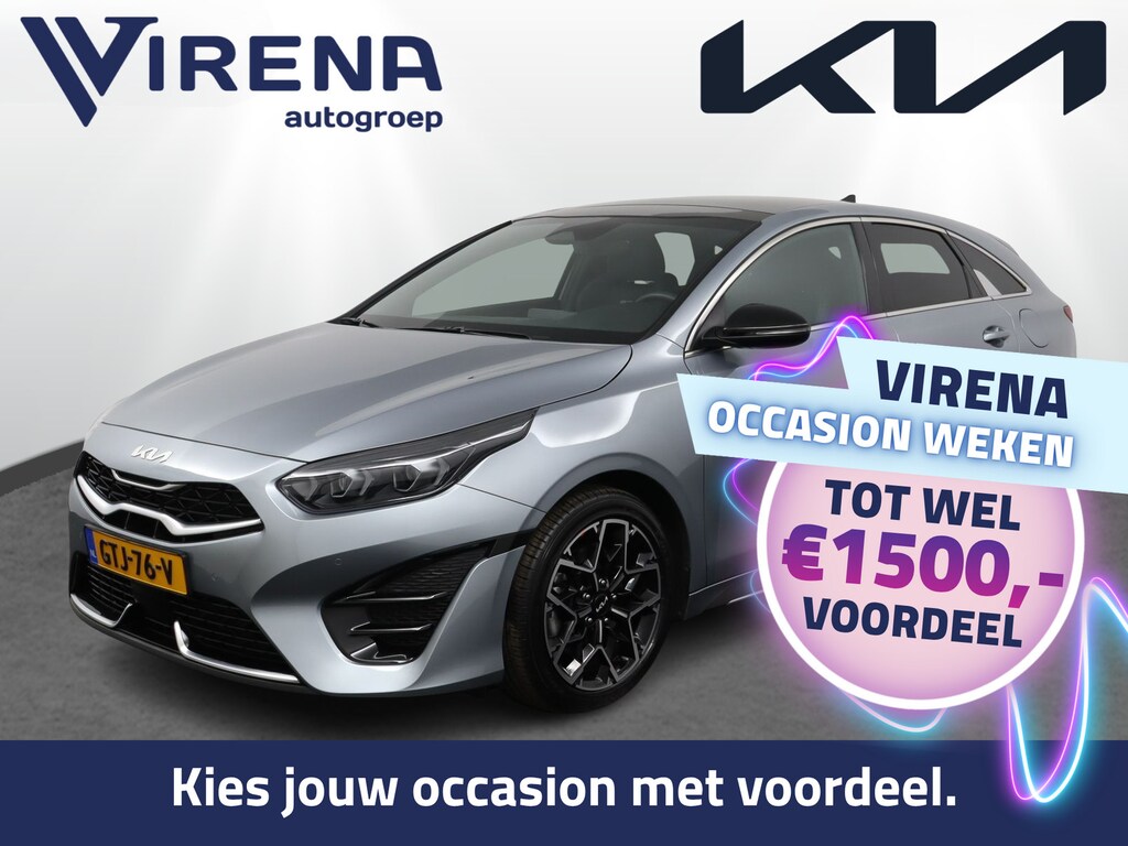 Kia ProCeed 1.5 T-GDi GT-Line AUTOMAAT - Stoel/Stuur verwarming - Apple Carplay/Android Auto - Achteruitrij camera - Adaptieve cruise control - Navigatie - Fabrieksgarantie t/m 25-11-2031