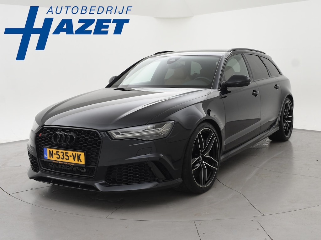 Audi RS6 4.0 TFSI V8 605 PK PERFORMANCE + KERAMISCH | B&O | AUDI EXCLUSIVE LEDER | CARBON | 21 INCH | 360 CAMERA