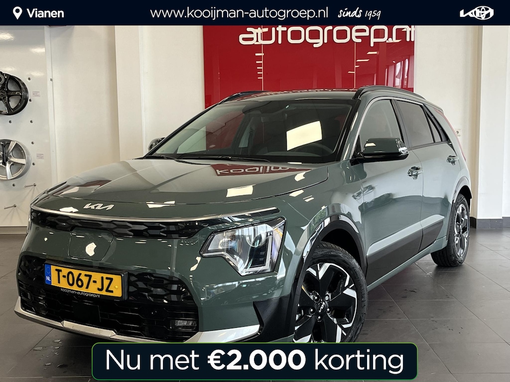Kia Niro EV Edition 64.8 kWh ,Apple Carplay/Android Auto ,Adaptive cruise control ,Stoel/Stuurverwarming ,Achteruitrij camera ,Keyless