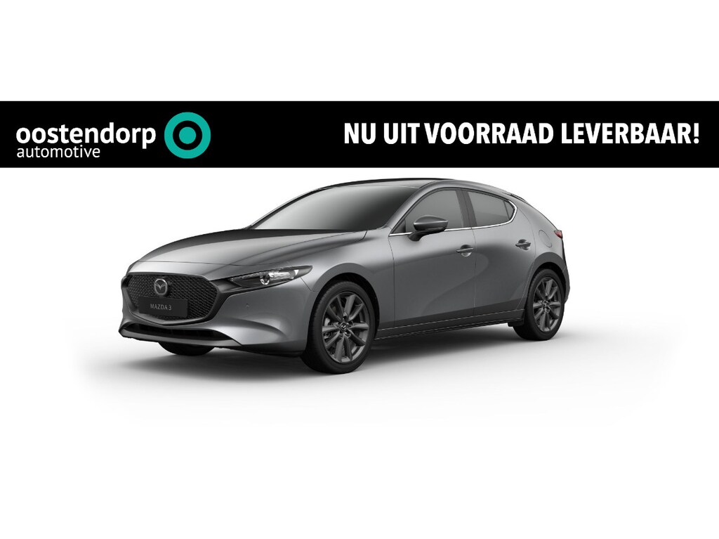 Mazda 3 2.5 e-SkyActiv-G M Hybrid 140 Centre-line € 3.000,- Voorraad voordeel! | Stuurverwarming | Stoelverwarming | Parkeer sensoren voor en achter |