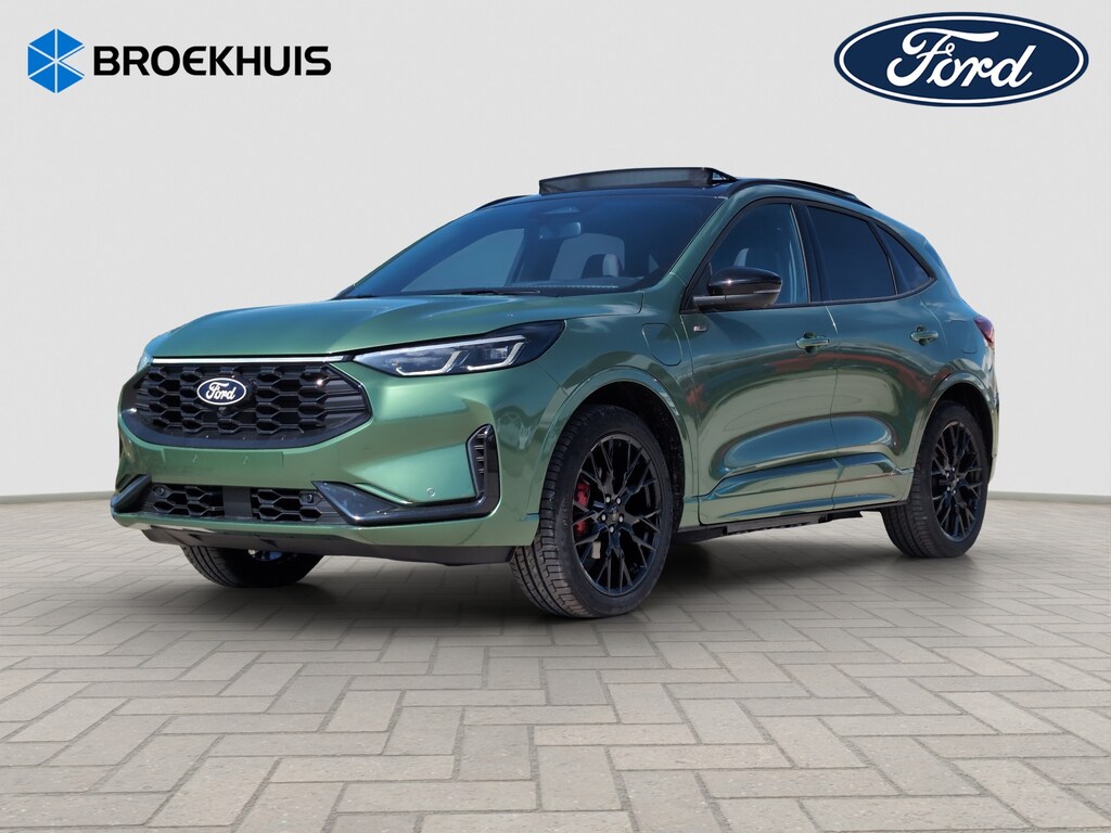 Ford Kuga 2.5 PHEV ST-Line X | 20"LM-Velgen | Adaptieve Matrix LED koplampen met Coast to Coast signature LED verlichting | Bekleding ST-Line X: 12-weg AGR stoelen en deels Premium feel Sensico bekl. in Ebony
