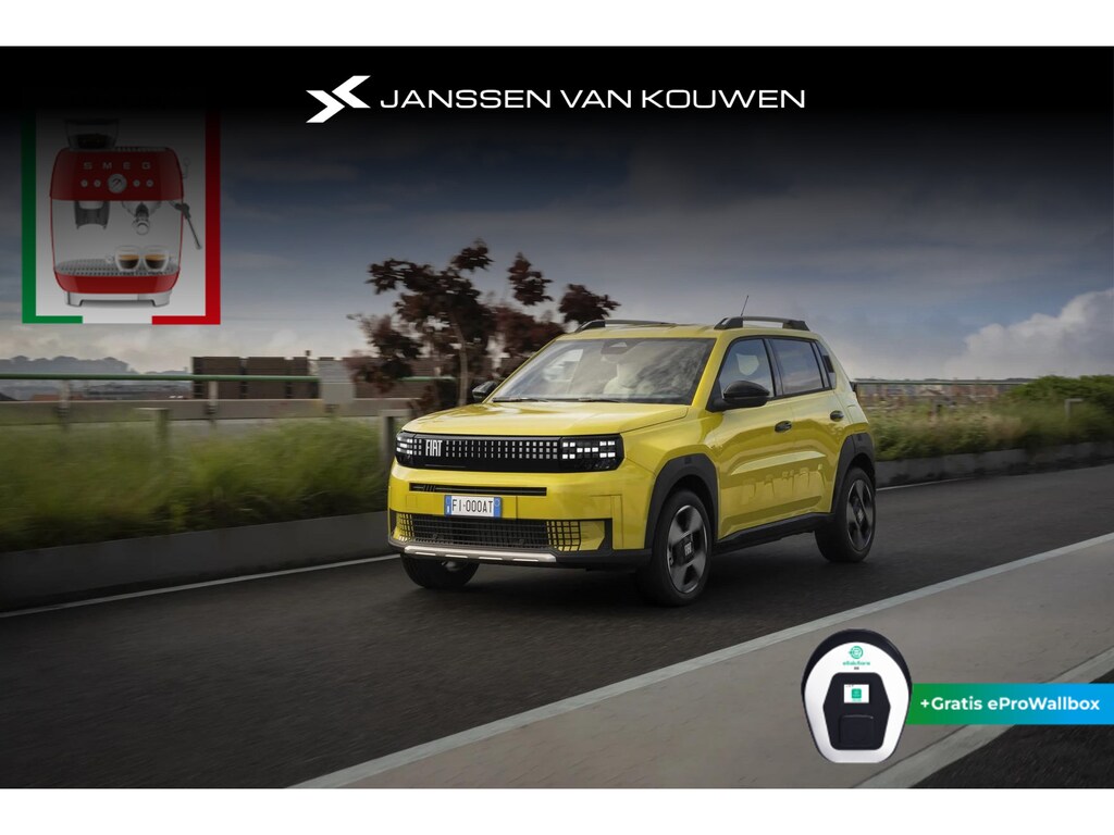 Fiat Grande Panda La Prima 11 kW 44 kWh Fiat Grande Panda La Prima 44 KWh / Nu te bestellen / FIAT Dealer Flevoland