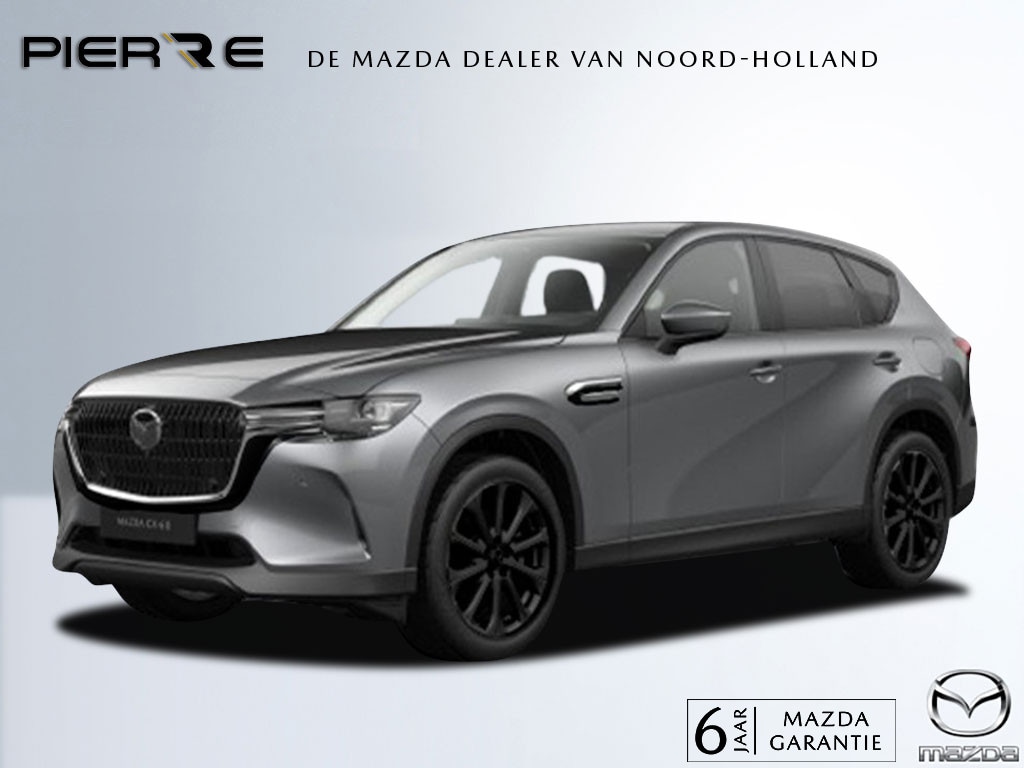 Mazda CX-60 2.5 e-SkyActiv PHEV Business Edition NAVI | 20 INCH LMV | APPLE CARPLAY / ANDROID | ACHTERUITRIJCAMERA 6 JAAR GARANTIE | PHEV ACTIE € 3700,- KORTING | 2500 KG TREKGEWICHT | BLACK PAKKET