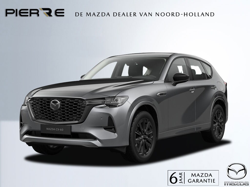 Mazda CX-60 2.5 e-SkyActiv PHEV Homura NAVI | 20 INCH LMV | ACHTERUITRIJCAMERA | LEDER INTERIEUR | WINTERPAKKET € 3000,- VOORDEEL MOVE TO MAZDA ACTIE