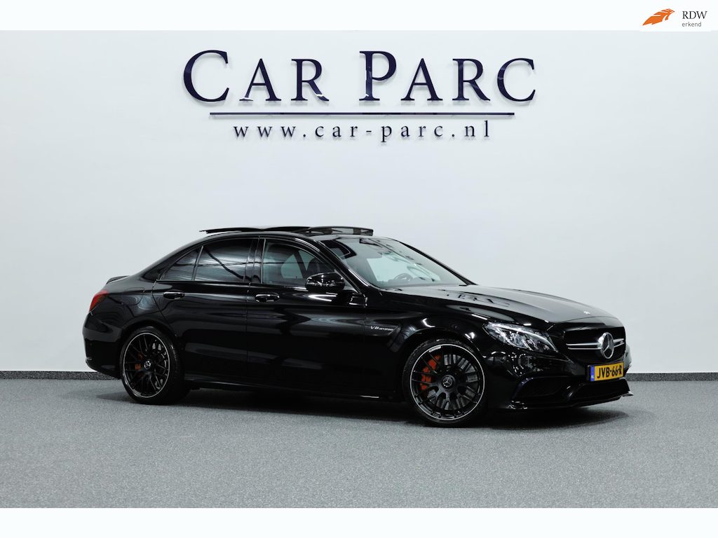 Mercedes-Benz C-klasse AMG 63 S 510+PK LED/SFEER/HUD/PANO/LEDER+S.VERWARMING+MEMORY/19" LMV/CAM/ACC/ECC/12 MDN GARANTIE!