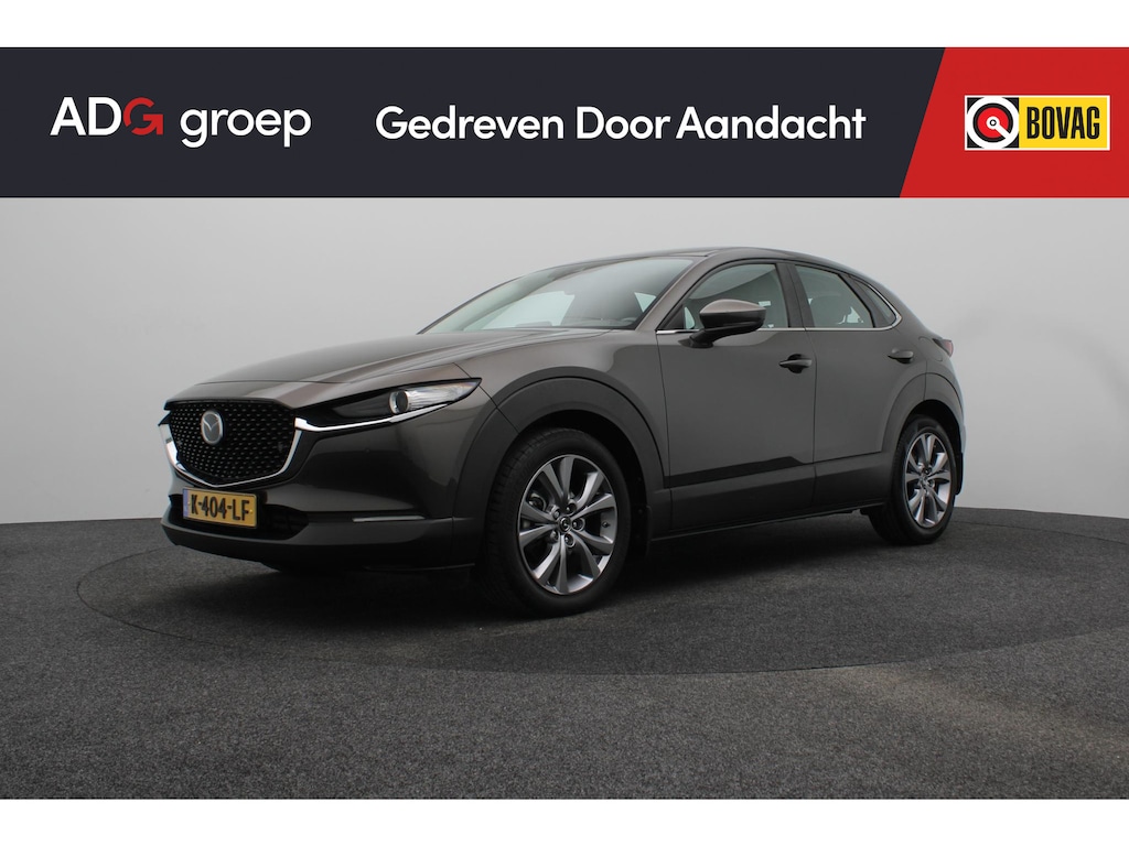 Mazda CX-30 2.0 e-SkyActiv-X M Hybrid Comfort |Leer | Trekhaak | Stuurverwarming | Stoel verwarming | HUD | Navi | GARANTIE