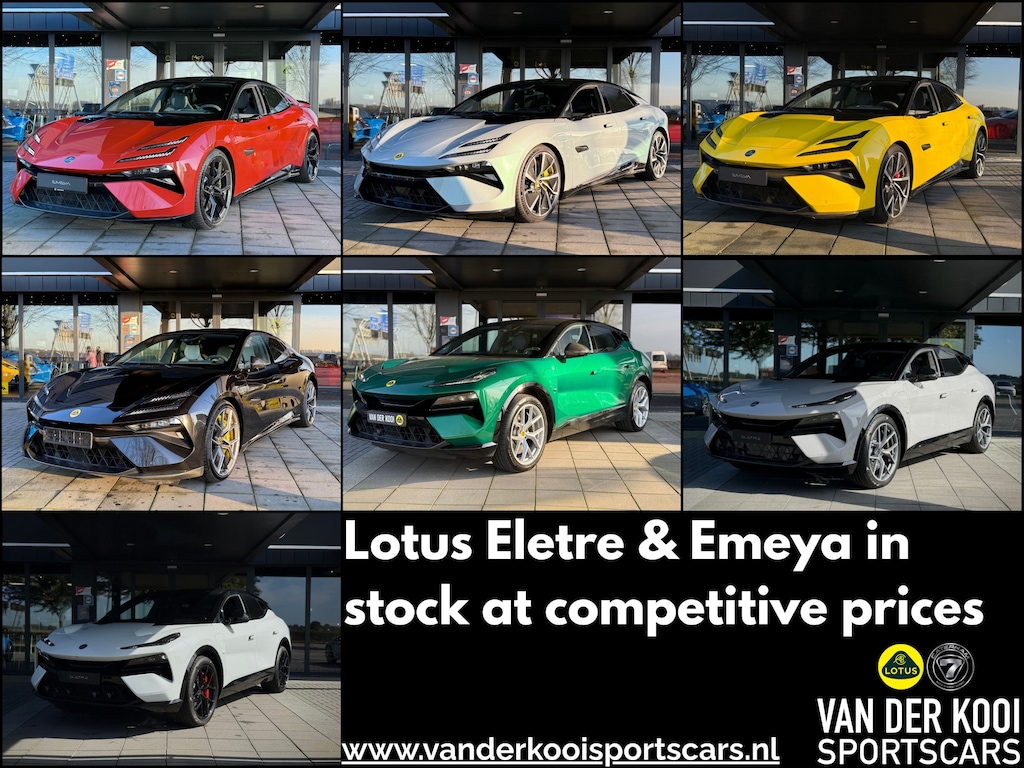 Lotus Eletre Eletre's, Emeya's, Emira's