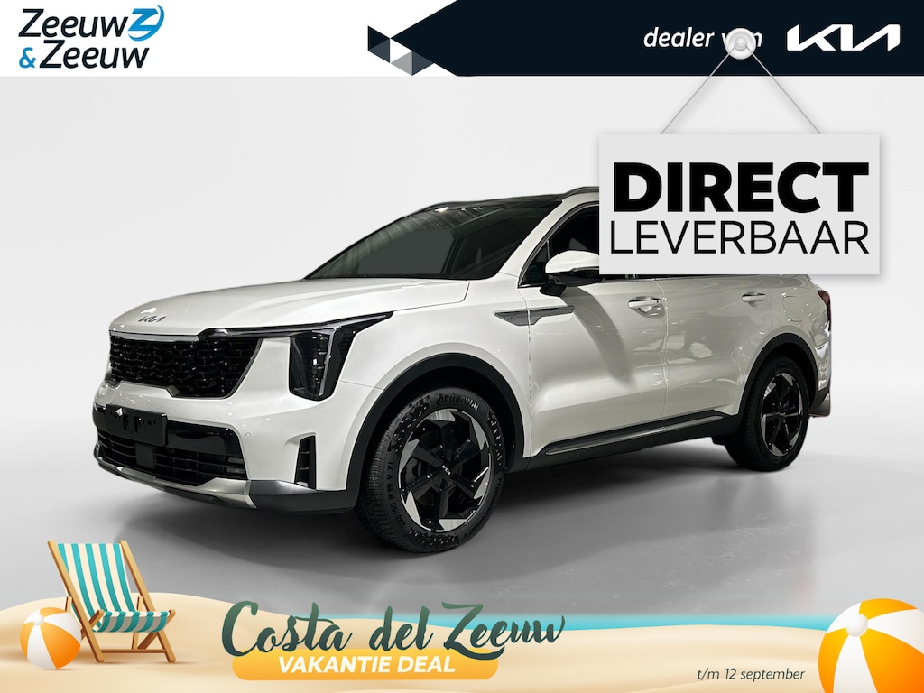 Kia Sorento 1.6 T-GDi Plug-in Hybrid 4WD DynamicPlusLine 7p | Glazen schuif-/kanteldak | BOSE premium geluidsinstallatie | Stoel- en stuurverwarming | NU €3000 inruilpremie!