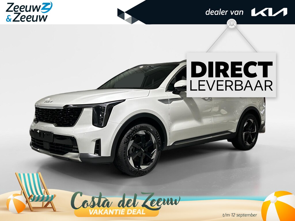 Kia Sorento 1.6 T-GDi Plug-in Hybrid 4WD DynamicPlusLine 7p | Glazen schuif-/kanteldak | BOSE premium geluidsinstallatie | Stoel- en stuurverwarming | NU €3000 inruilpremie!