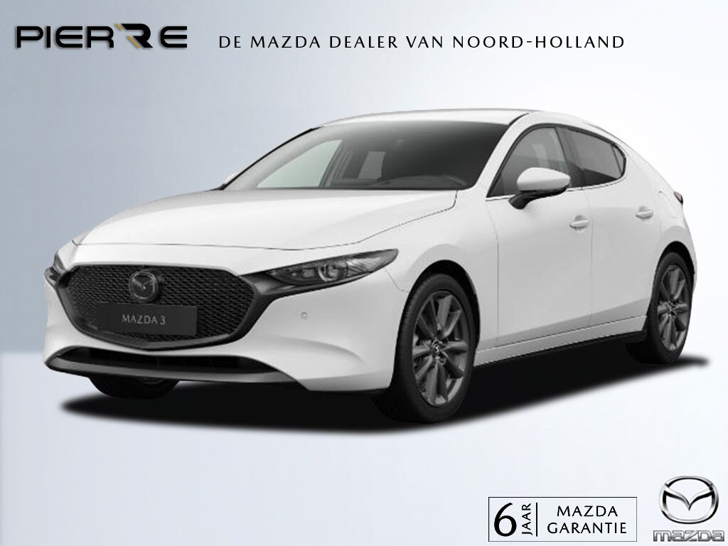 Mazda 3 2.5 e-SkyActiv-G M Hybrid 140 Exc-line Bns Edition NAVI | ACHTERUITRIJCAMERA | 18 INCH LMV | APPLE CARPLAY | WINTERPAKKET 10 YEARS DEAL: €3.500,- EXTRA INRUIL