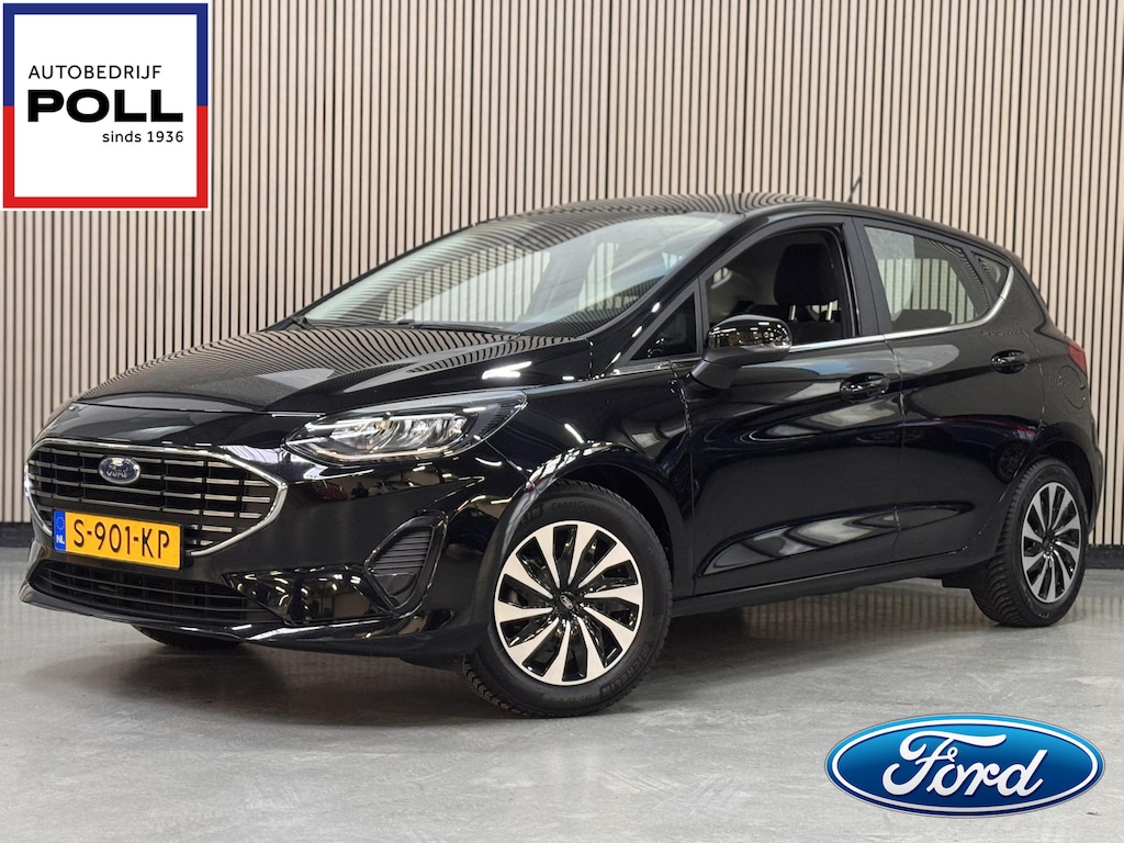 Ford Fiesta 125pk Eco Hybrid Titanium Apple Carplay Climat Cruise Parkeersensoren All Season Banden Dealeronderhouden