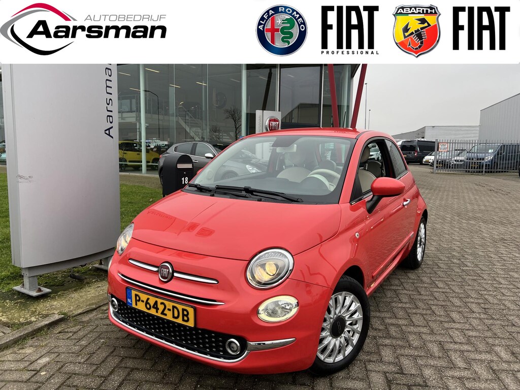 Fiat 500 1.2 Lounge | Apple Carplay & Android Auto | Airco | 4 cilinder | Licht- en regensensor