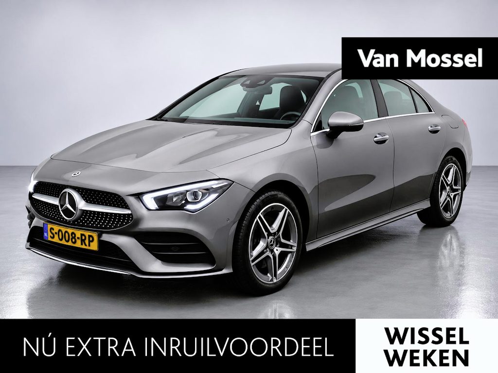 Mercedes-Benz CLA 250 e AMG Line | 100% SOH | Navigatie | Memory Seats | Leder | Sfeerverlichting | Stoelverwarming | Widescreen | Achteruitrijcamera | Cruise Control | Climate Control | Lichtmetalen AMG Velgen |