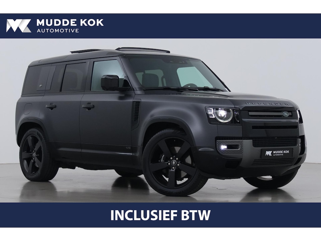 Land Rover Defender 110 P525 Carpathian Edition | 5.0 V8 | 5- Persoons | Meridian Surround | 22 Inch | ACC | Panoramadak | Luchtvering