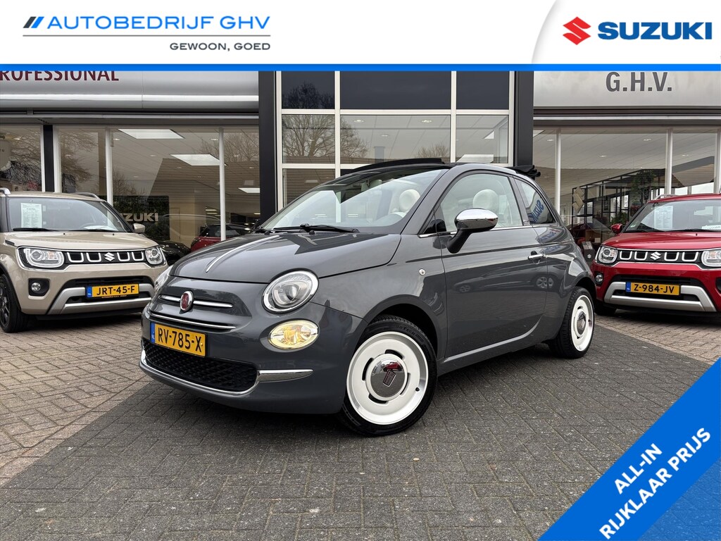 Fiat 500C TwinAir 80pk Anniversario | Apple CarPlay | Cabrio |