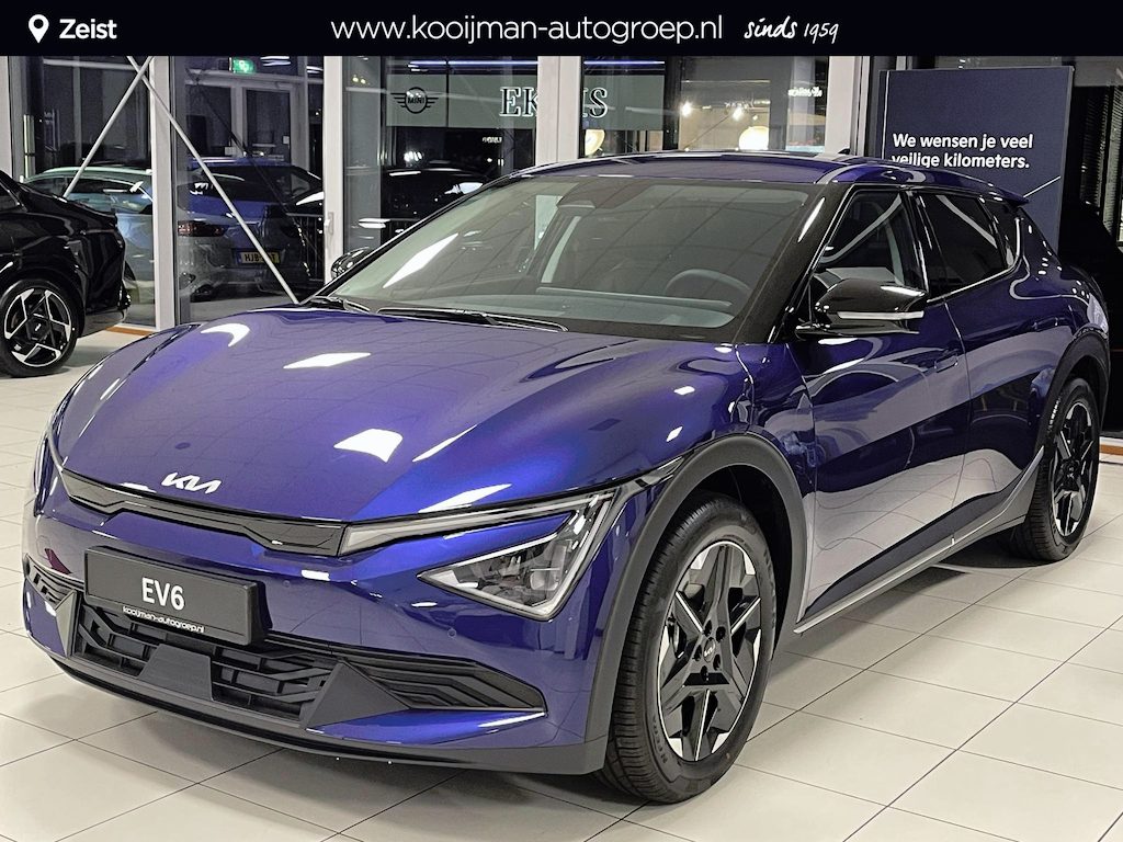Kia EV6 Light Edition 63 kWh Parkeersensoren V+A | Navigatie | 800 Volt | Stoel-stuurverwarming