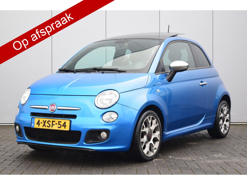 Fiat 500 0.9 TwinAir Turbo 500S Pano/Schuifdak Priv/Glass