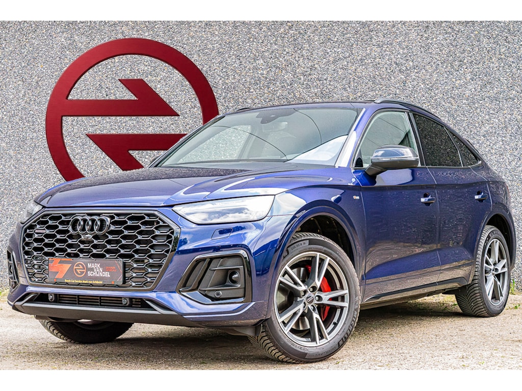 Audi Q5 Sportback 55 TFSI e PHEV S tronic quattro S-Line / Panoramadak / Leder / Stoelverwarming / Climate Control / Apple Carplay / Sportstoelen / Cruise Control