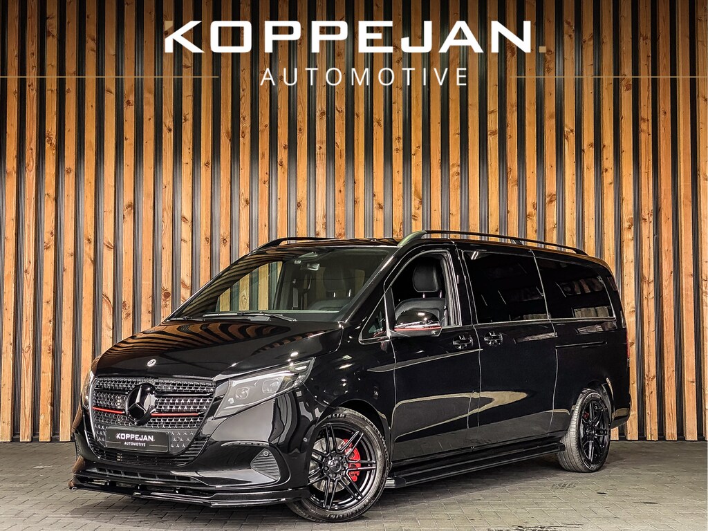 Mercedes-Benz V-klasse 300d Extra Lang Avantgarde Dubbele Cabine | ELEKTRISCHE SCHUIFDEUREN | STOELVERWARMING | STANDKACHEL | LEDER | MBUX | 360 |