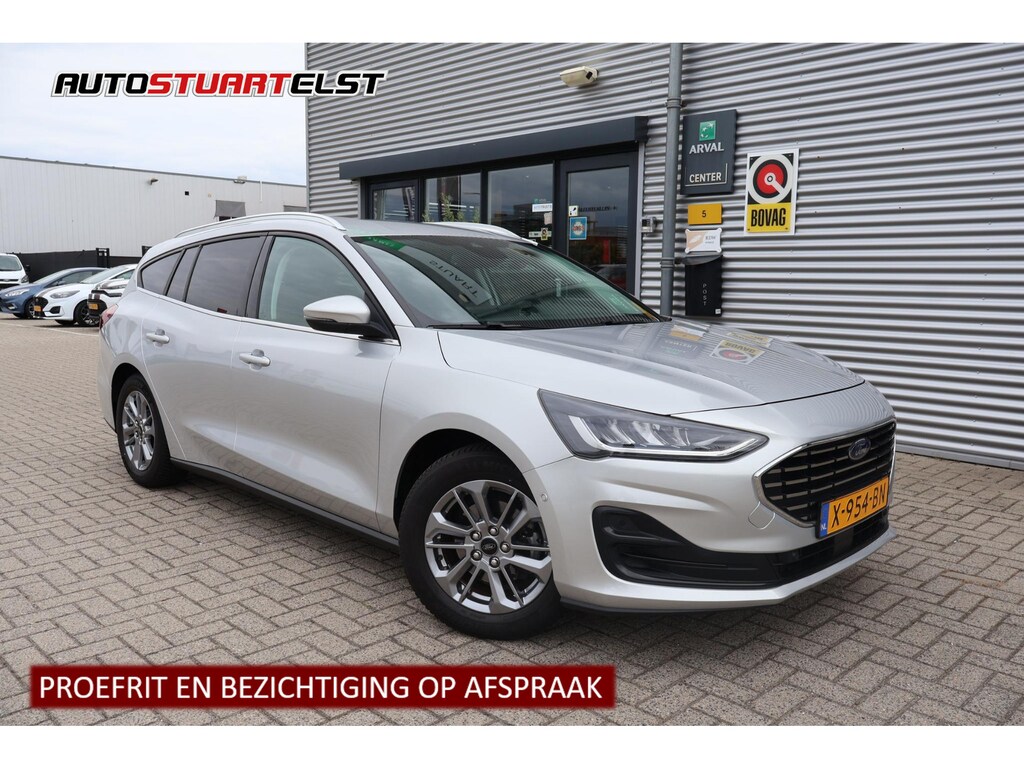 Ford Focus Wagon 1.0 Hybrid Titanium 1e Eigenaar | Volledig Onderh | NL-Auto | BTW | Camera | Navi | ACC | Carplay | Driver Assist Pack | DAB | Full Led | Keyless