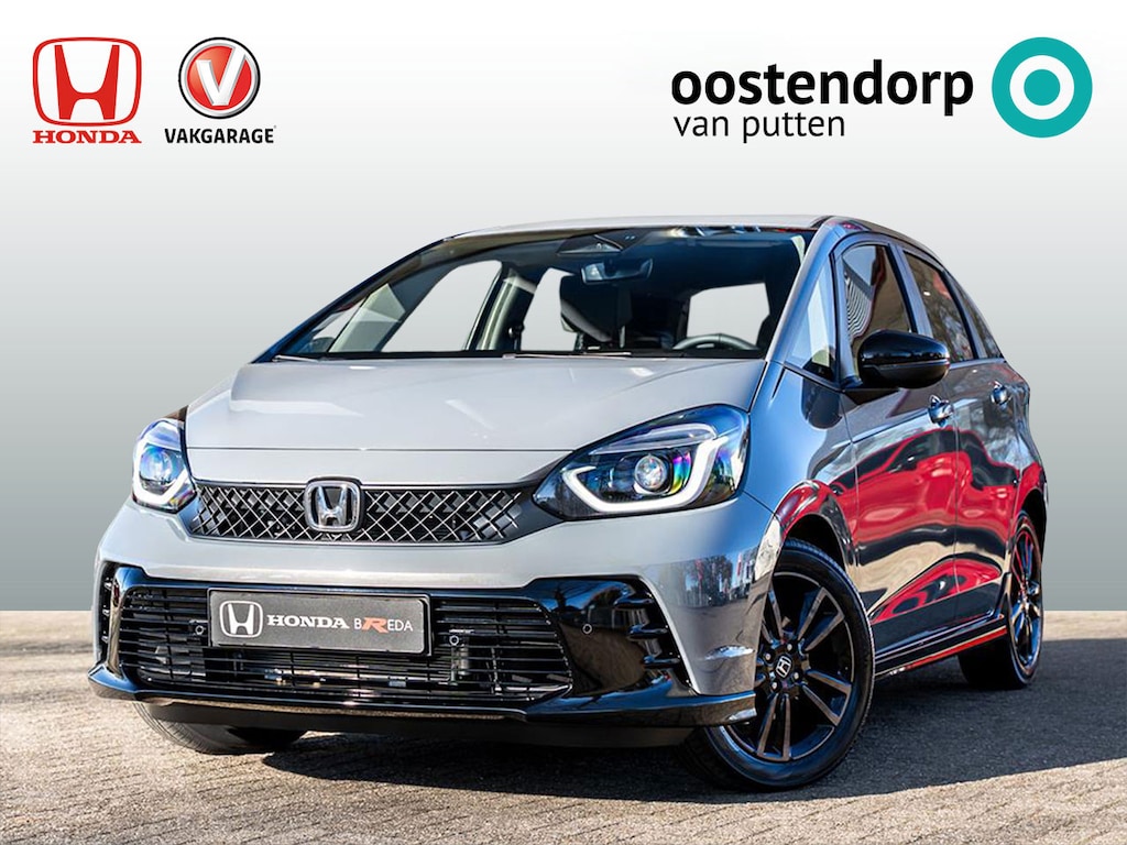 Honda Jazz 1.5 Full Hybrid Advance Sport Automaat | Urban Grey Pearl | Hagelnieuw | 8 jaar garantie | Dode hoek detectie | DAB | Apple Carplay