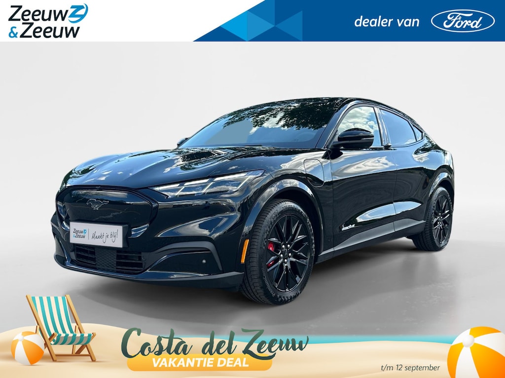 Ford Mustang Mach-E Extended Premium RWD 88 kWh | Uit Voorraad Leverbaar | Prijs Inclusief 2000 Euro Ford Voordeel | 600km WLTP Rijbereik | 19" Lichtmetalen Velgen | Elektrisch Bedienbare Achterklep met Sensor Besturing