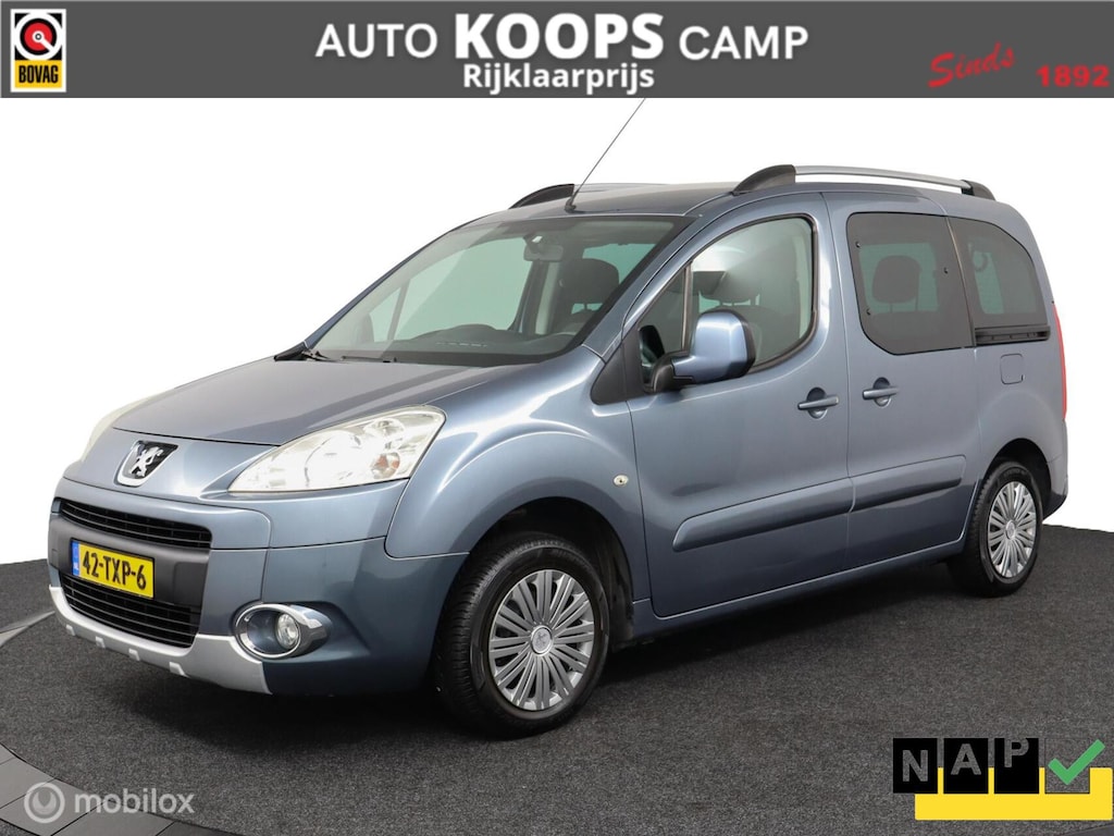 Peugeot Partner Tepee 1.6 VTi Family | 5-Persoons | dubbele schuifdeur | Airco | Cruise | Trekhaak | all season banden | NL-auto | Nette staat
