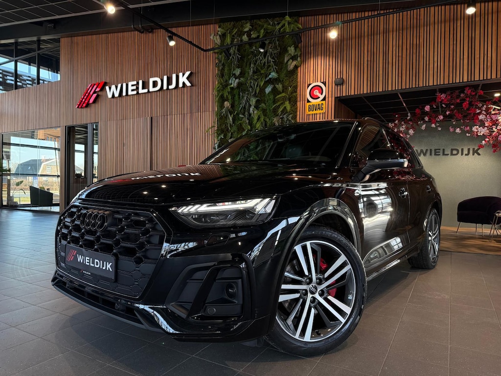 Audi Q5 55 TFSI e S tronic quattro S line bus. Panorama schuif Head Up Black Optic