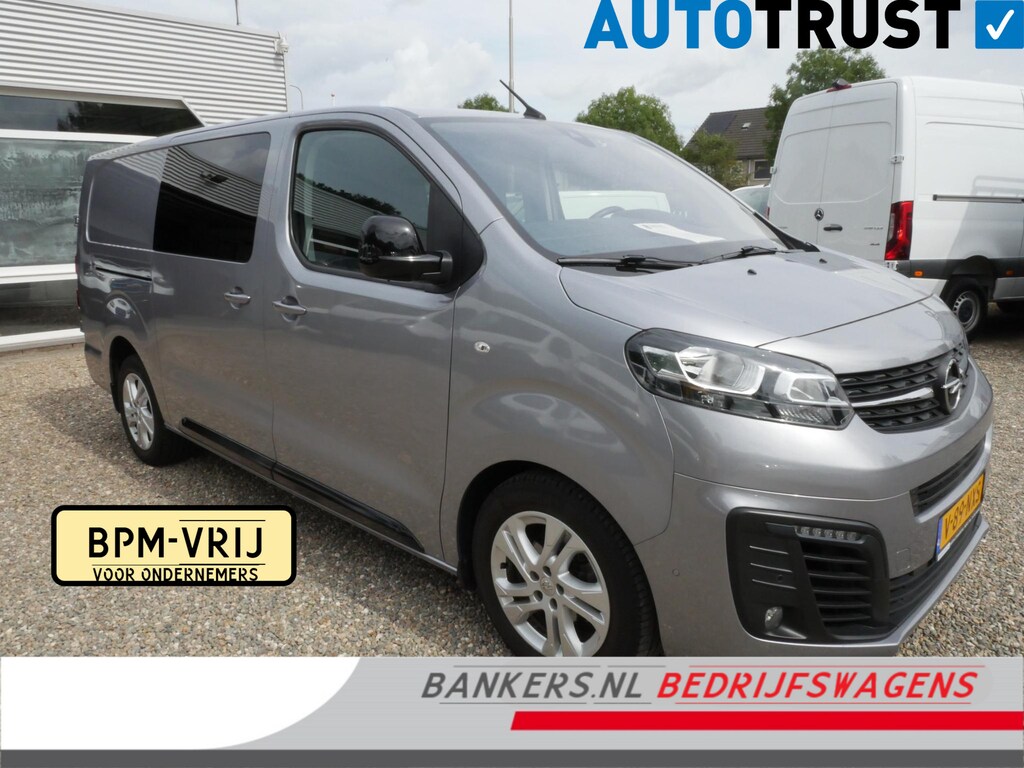 Opel Vivaro 2.0 CDTI 150PK L3 Dubbele cabine AC NAV LMV Haak 2 x Schuifdeur