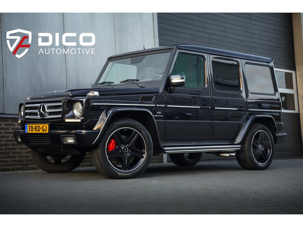 Mercedes-Benz G-klasse AMG 55 K. 476 pk St.Wagon AMG-Sportpakket / NL-Auto/ 7-Zitter/ Leder/ Schuif-Dak/ Xenon/ Led/ Stand-Kachel/ Sport-Onderstel/ Climate Trekhaak