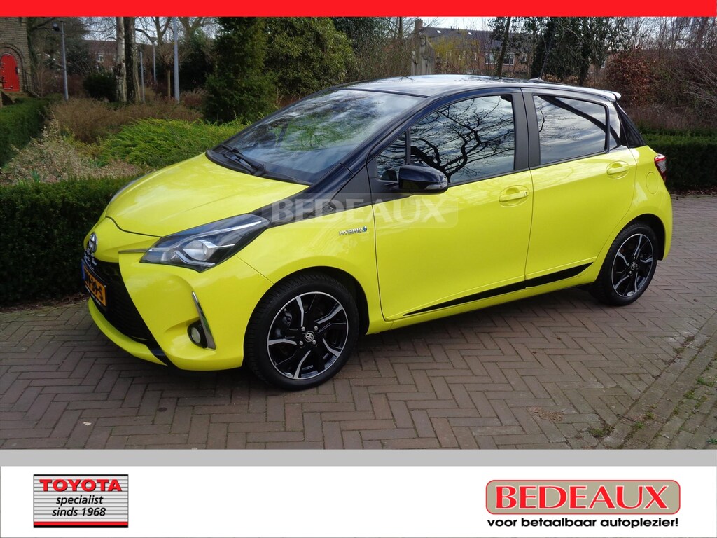 Toyota Yaris 1.5 Hybrid 100pk 5D CVT Bi-Tone YELLOW EDITION / liefhebbersauto !
