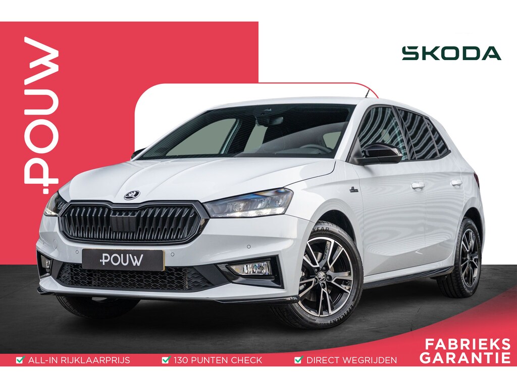 Skoda Fabia 1.0 TSI 115pk DSG Monte Carlo | Voorstoelen Verwarmd | Apple Carplay/ Android Auto | Camera Achter | Cruise Control Adaptief
