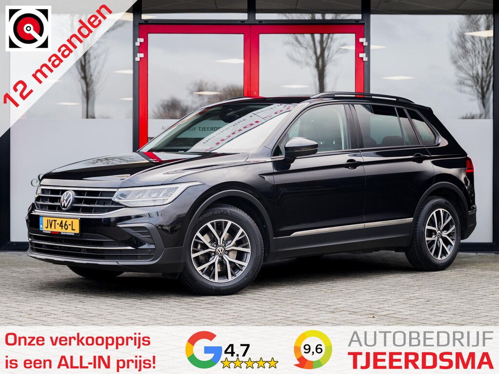 Volkswagen Tiguan 1.5 TSI Elegance | Stoelverwarming | Stuurverwarming | Navigatie | Keyless | Adaptieve Cruise Control | Parkeersensoren | Climate Control | FACELIFT | Metallic Lak | Elektrische Kofferklep | Lichtmetalen Velgen |