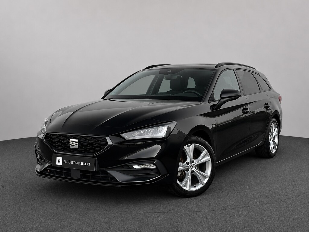 SEAT Leon Sportstourer 1.0 eTSI FR | Carplay | Virtual | DAB+ | Navi | Sfeerverlichting | Dealer onderhouden | Allseason banden