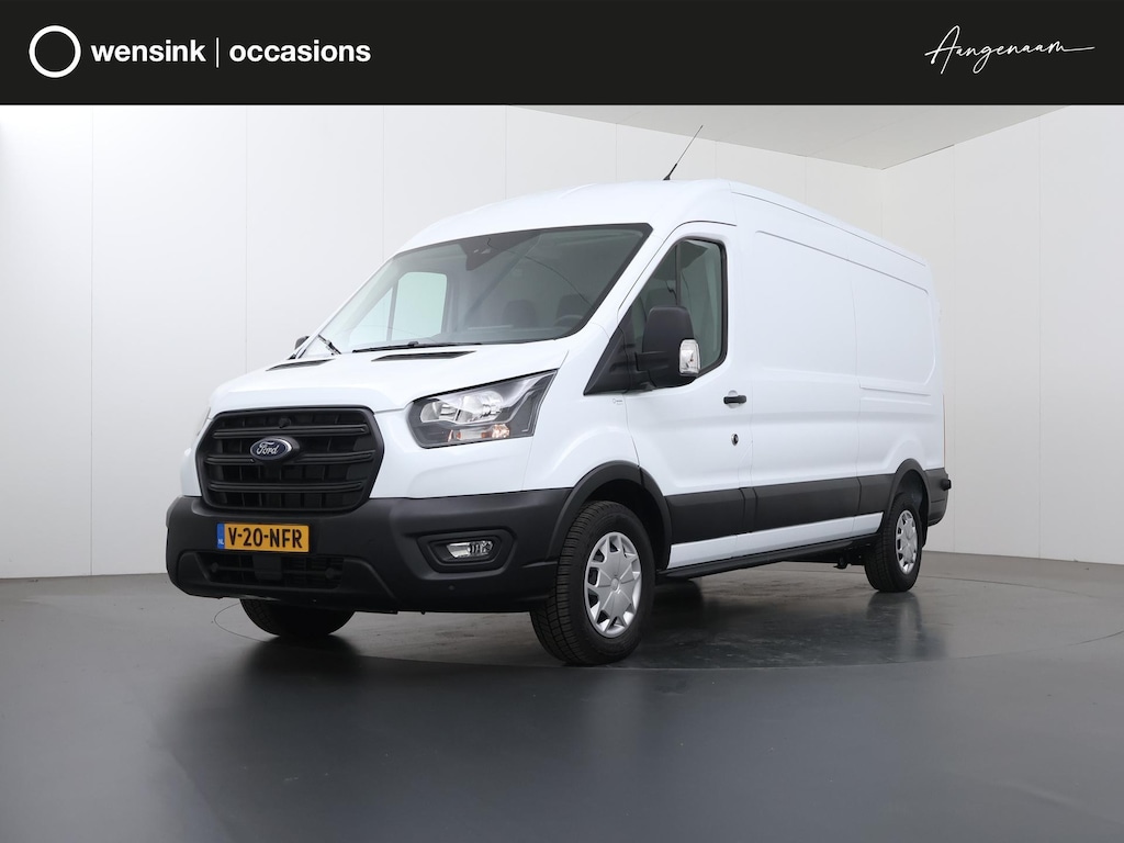Ford Transit 350 | 2.0 TDCI | L3 H2 | Trend | TREKHAAK 2500 KG AHW | CLIMATE CONTROL | NAVIGATIE | PARKEERSENSOREN V+A | CRUISE CONTROL | BIJRIJDERSBANK | LAADRUIMTE PAKKET | APPLE CARPLAY / ANDROID AUTO | STOEVERWARMING
