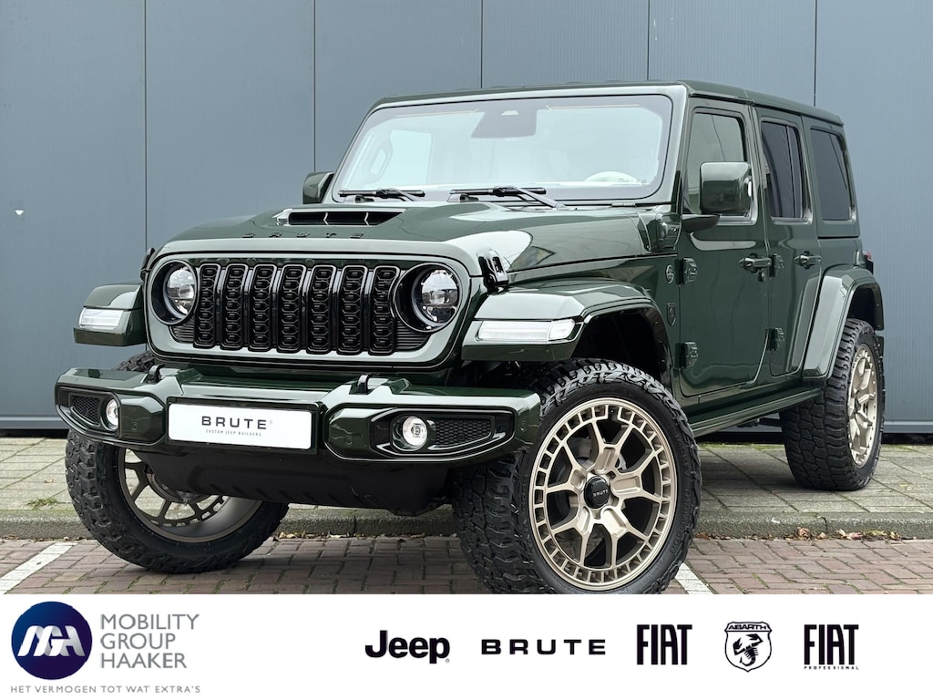 Jeep Wrangler Unlimited Brute 4xe 380 Sahara | BRUTE Active Suspension System | Individual Kleur | Apple-Android