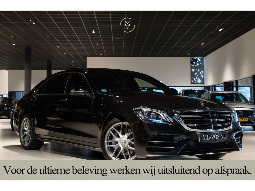 Mercedes-Benz S-klasse 560 Lang 4-M AMG Exclusive|4*massage/koeling|20"|entertainment|standkachel|HUD|nachtzicht