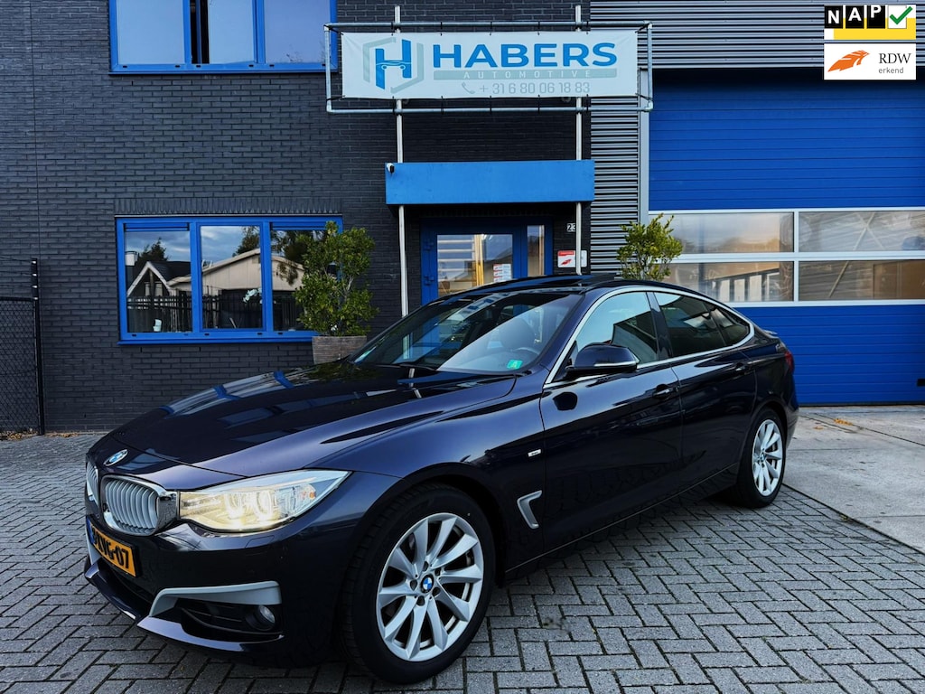 BMW 3-Serie Gran Turismo 320i High Executive 184PK|Origineel NL|Prof Navi|Schuifdak|Xenon|HarmonKardon|Leder|Bluetooth|StoelVW|PDC