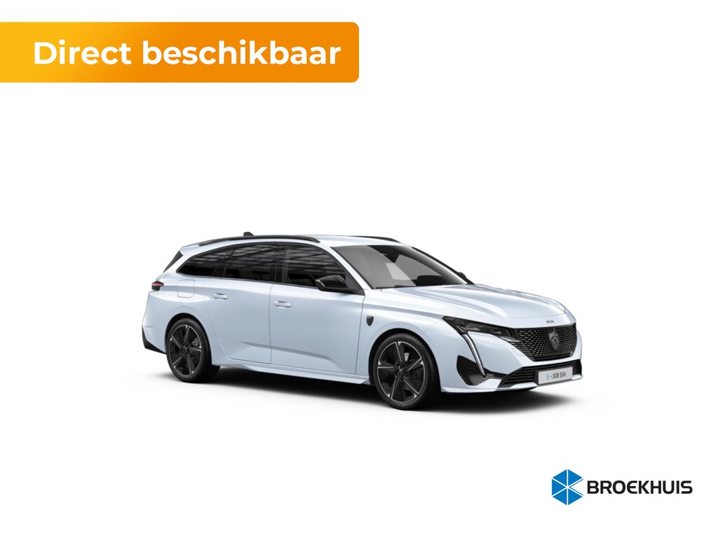 Peugeot e-308 GT | 8 jaar fabrieksgarantie of 160.000 kilometer op het accupakket | Achteruitrijcamera 180° (Visiopark 1) | Bekleding Alcantara/kunstleder
